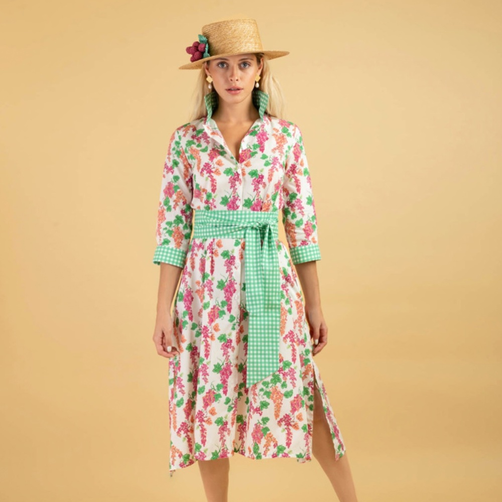 YAM CAPRI | Mariella Chemisier Dress NWT Size S